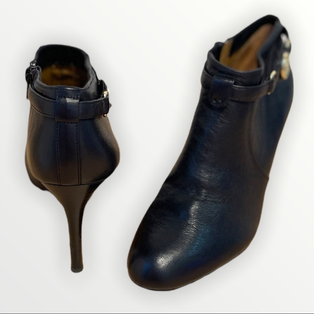 Coach Selena Brown Leather Ankle Bootie - Picture 4 of 8